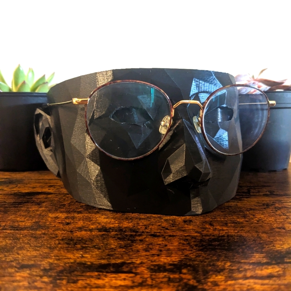 Custom Art Deco Modern Decorative Entryway Sunglass and Eyeglass Holder
